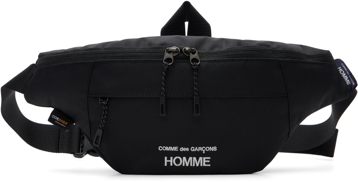 Comme des Garçons Homme Black CORDURA Messenger Bag Comme des