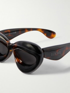 LOEWE - Injected Round-Frame Tortoiseshell Acetate Sunglasses