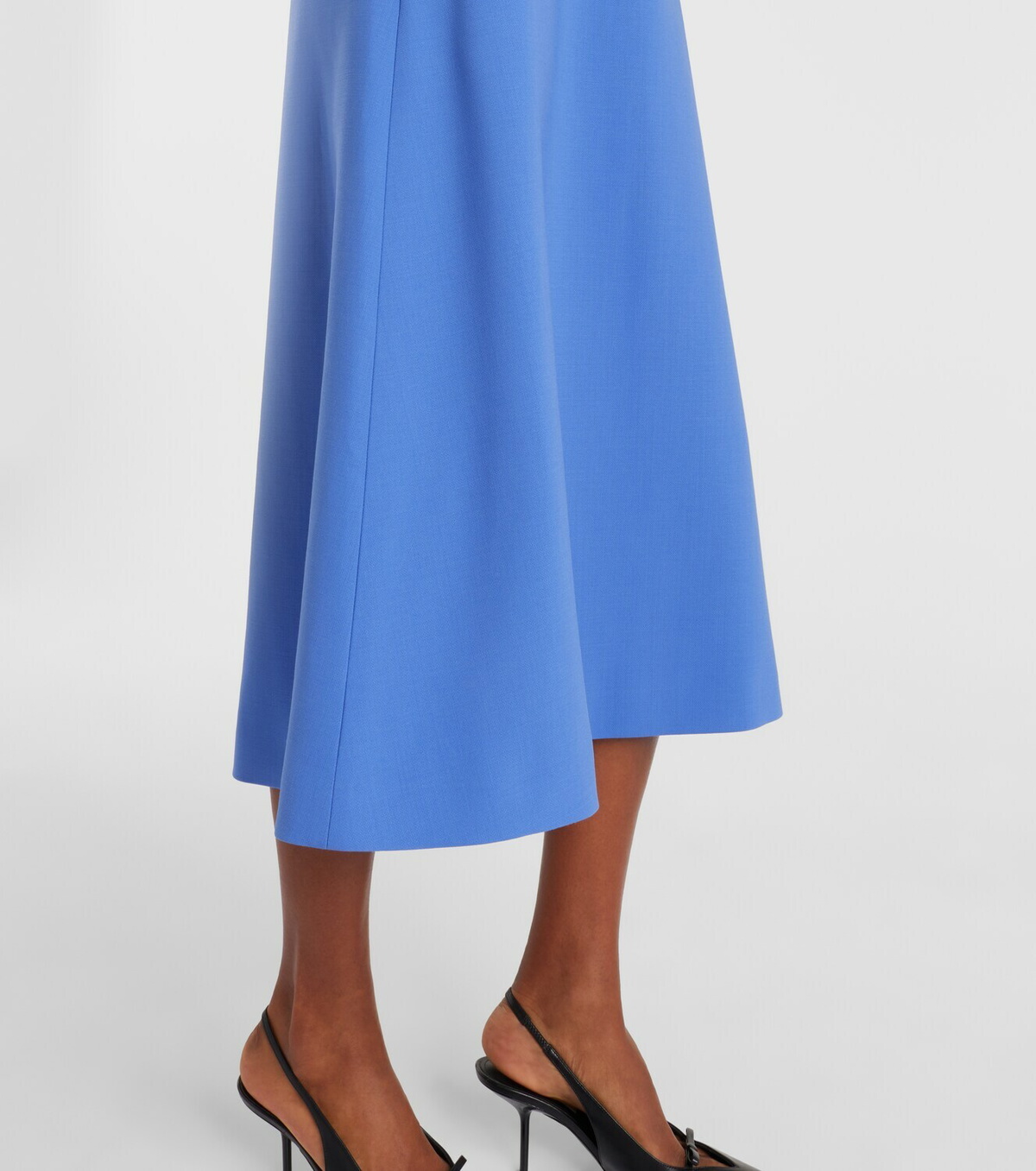 Carolina Herrera Belted wool-blend midi dress