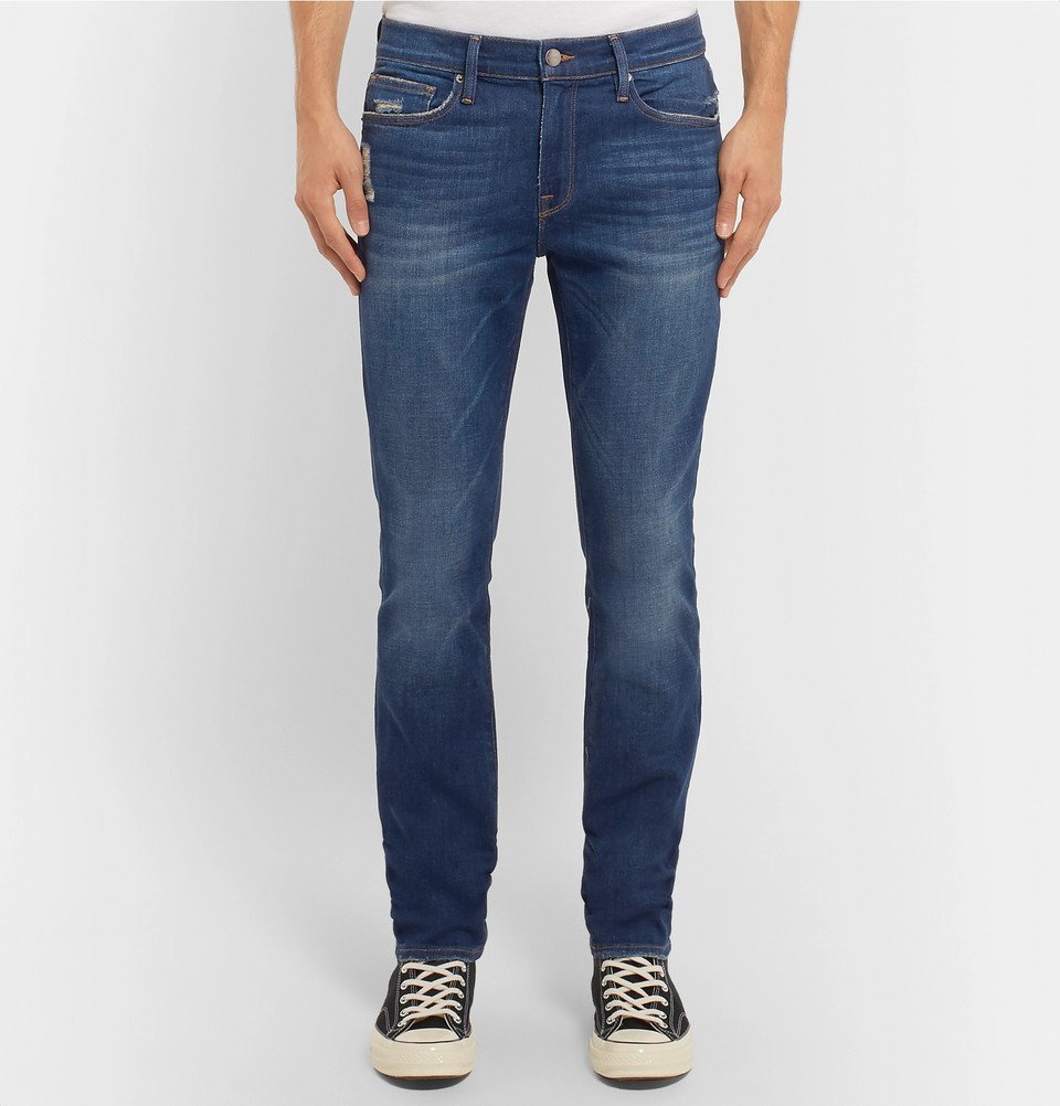 L'Homme Skinny-Fit Stretch-Denim Jeans