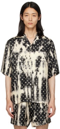 AMIRI Black Bleached M.A. Paisley Shirt