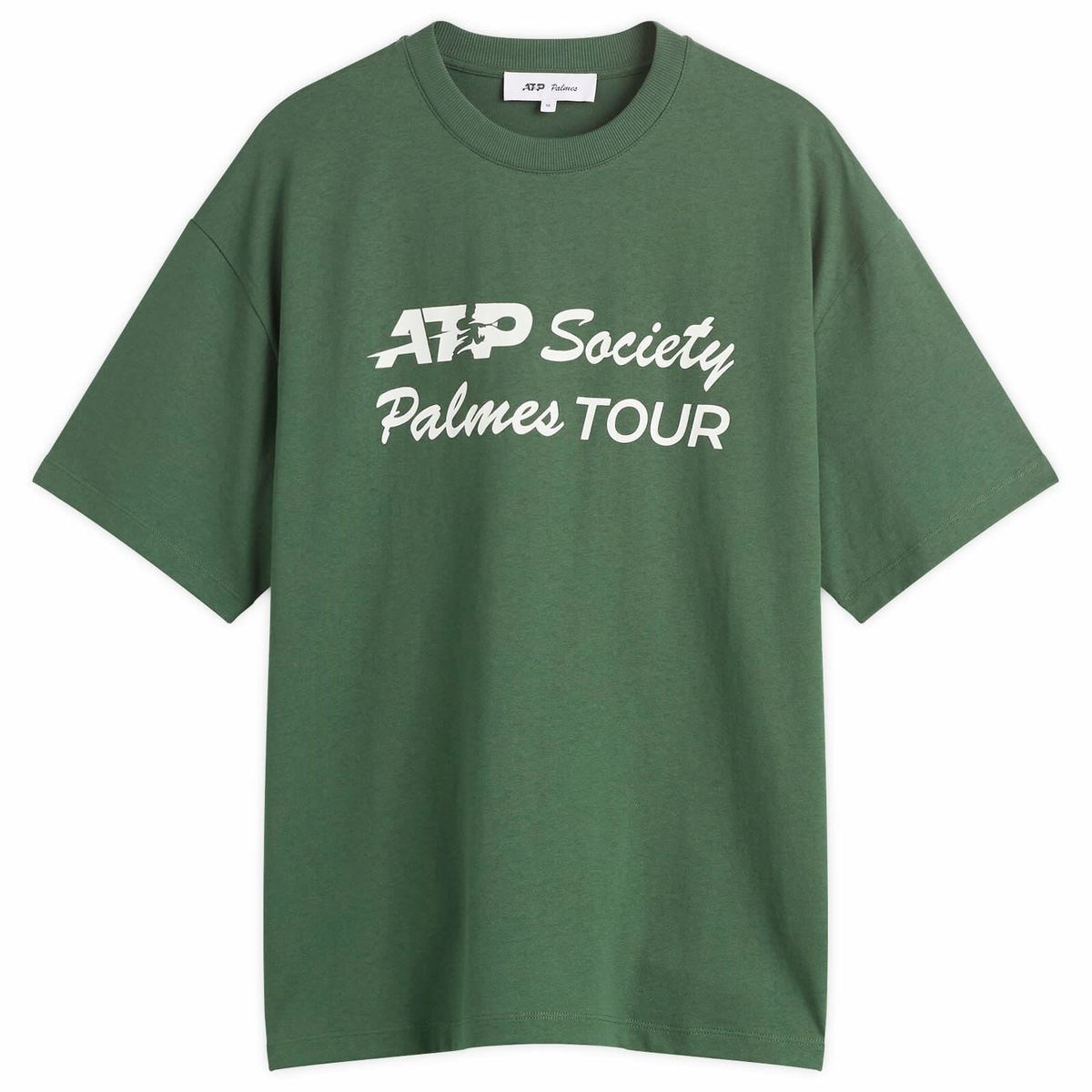 Palmes Men's x ATP Society T-Shirt Presented by END. in Dark Green