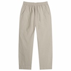 Folk Men's Crinkle Drawcord Assembly Pants in Silver Grey