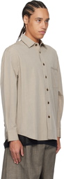 Aviva Jifei Xue Beige Easy Shirt