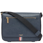 Thom Browne Men's Cross Body Reporter Bag in Navy