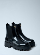 Prada Logo Plaque Ankle Boots