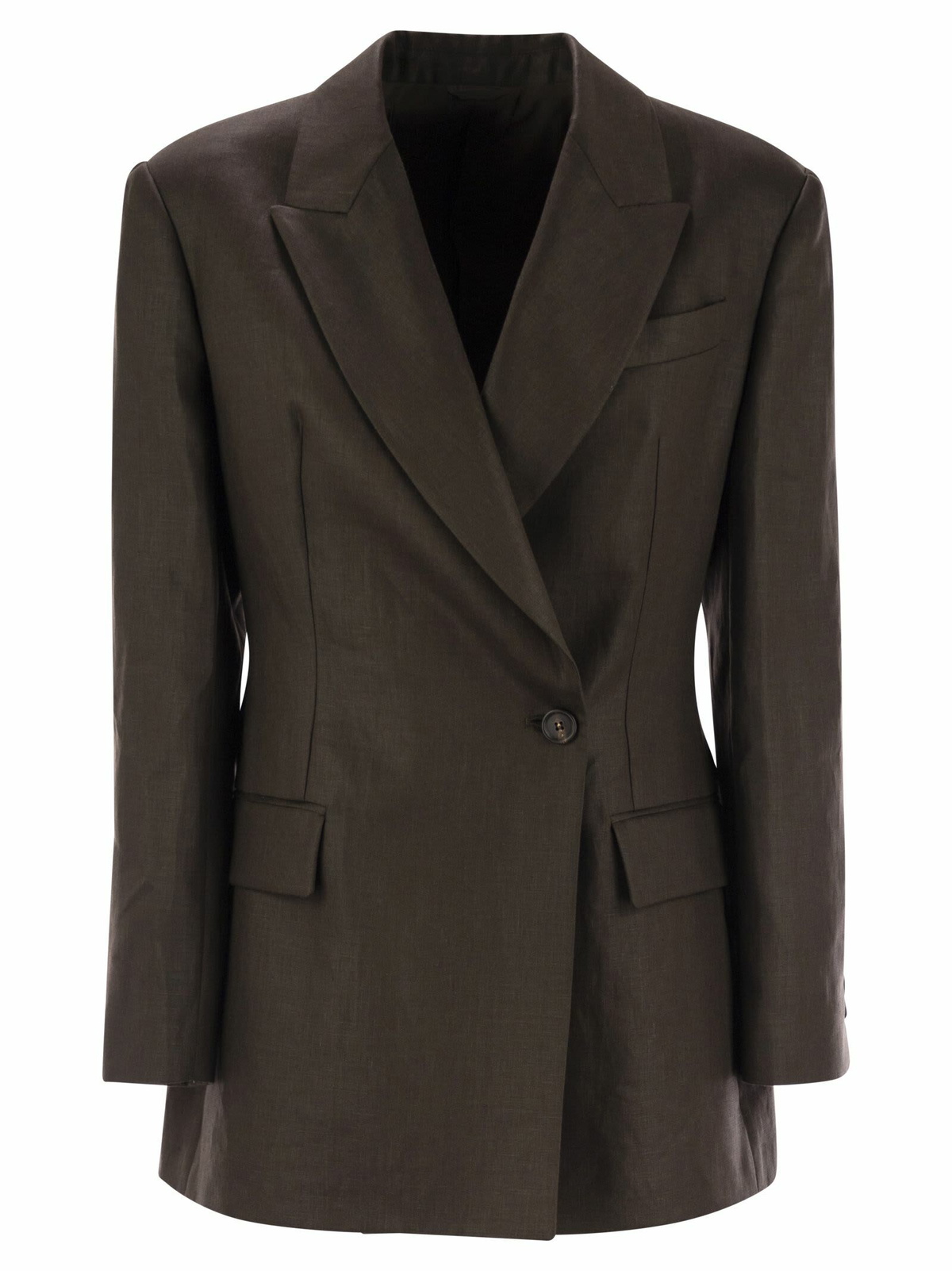 Brunello Cucinelli Lightweight Wool Cloth Coat With
