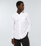 Giorgio Armani - Long-sleeved cotton twill shirt