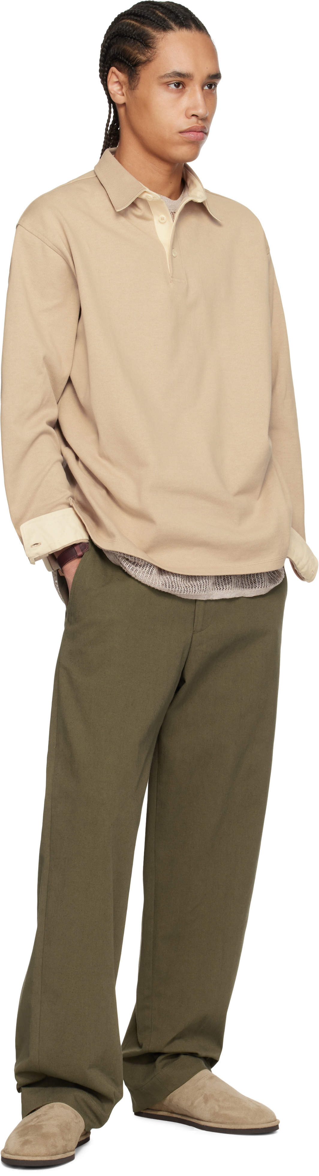 colbo Khaki Chinos Trousers