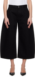 The Attico Black Long Jeans