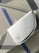 Burberry - Checked Jacquard Messenger Bag