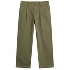 Bound Men's Heavy Canvas Workwear Trousers in Army