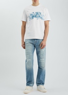 Amiri Garden Printed Cotton T-shirt White