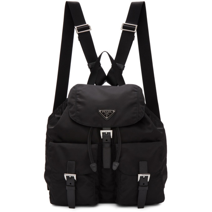 Prada Black Mini Odette Backpack Prada