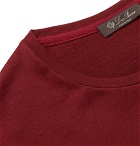 Loro Piana - Slim-Fit Silk and Cotton-Blend Jersey T-Shirt - Red