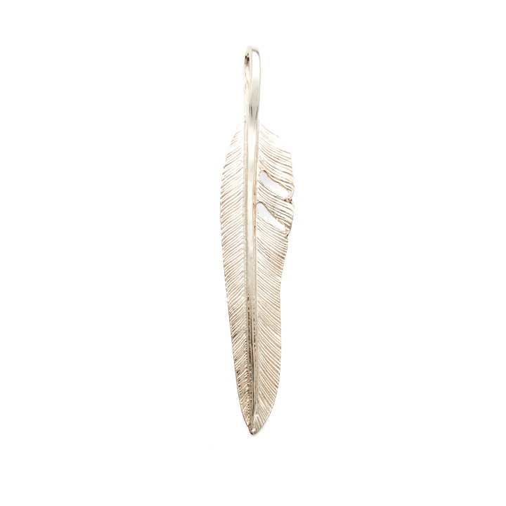 Photo: First Arrows Kazekiri Feather Silver Medium Pendant