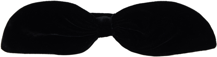 Photo: Valentino Garavani Black Valentie Velvet Bow Tie