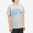 Billionaire Boys Club Men's Camo Arch Logo T-Shirt in Heather Grey