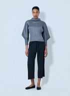Pleats Please Issey Miyake Pleated High-Neck Top