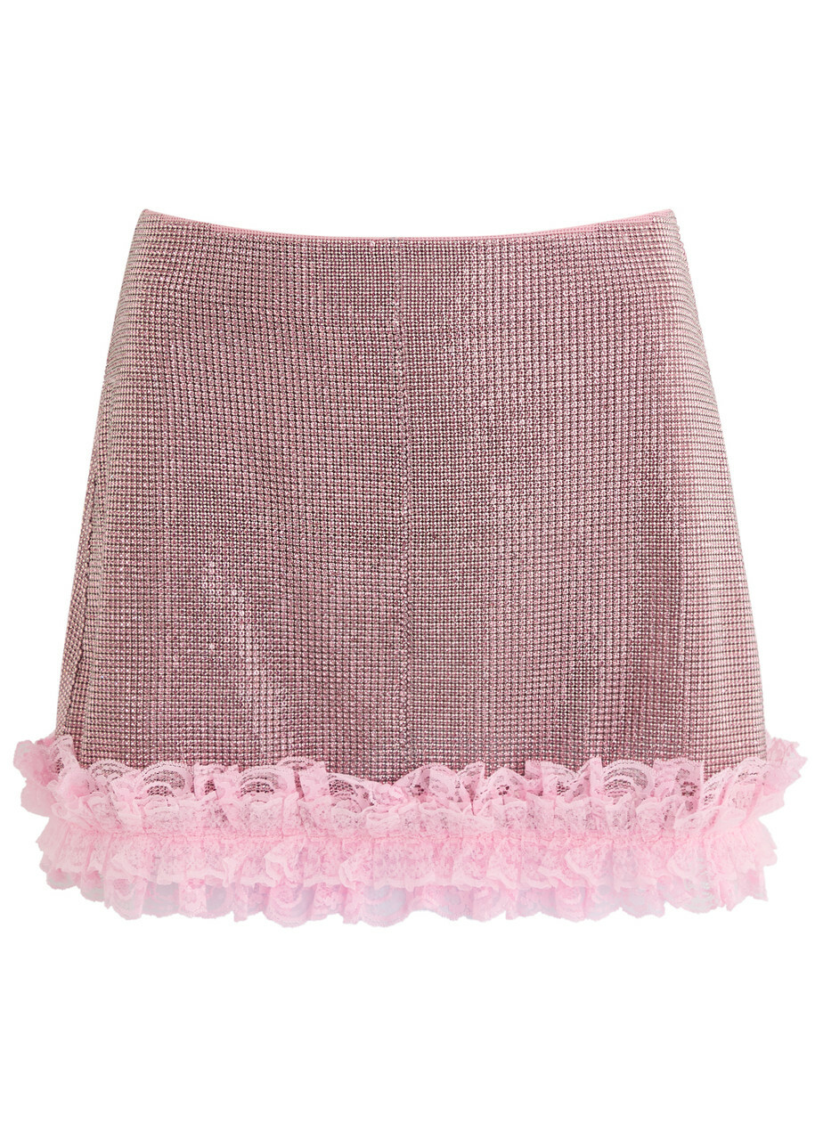 Self-portrait X Christopher Kane Crystal-embellished Mini