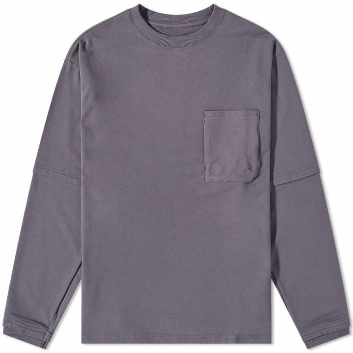 Photo: GOOPiMADE Men's ® Long Sleeve Archetype-01 3D Pocket T-Shirt in Anchor