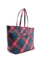 Vivienne Westwood Colette Tartan-print Faux Leather Tote - Pink - One Size