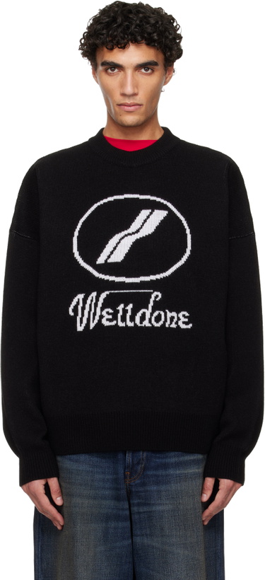 Photo: We11done Black Logo JQD Sweater