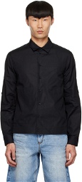 Neil Barrett Black Workwear Hybrid Shirt