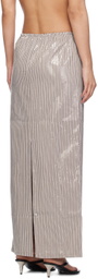 Saks Potts Brown Livia Maxi Skirt