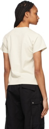 Reese Cooper SSENSE Exclusive Off-White Juliet Johnstone Edition Cotton T-Shirt