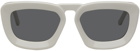 Grey Ant White Urlike Sunglasses