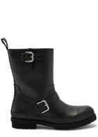 Stella Mccartney Trace Faux Leather Ankle Boots Black