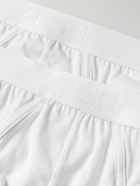 Zegna - Two-Pack Stretch-Cotton Briefs - White