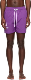 AMIRI Purple M.A. Bar Swim Shorts