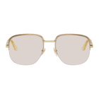 Gucci Gold and Pink GG0777S Sunglasses
