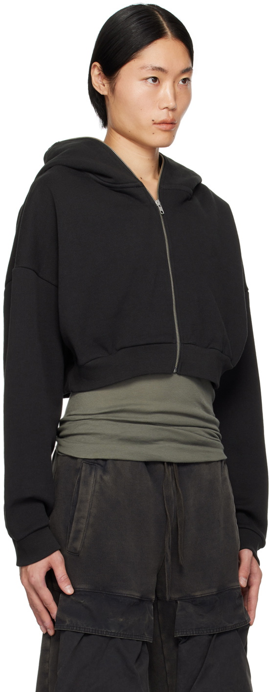 Entire Studios Women's Cropped Cotton Sweatshirt Grey main image 1
