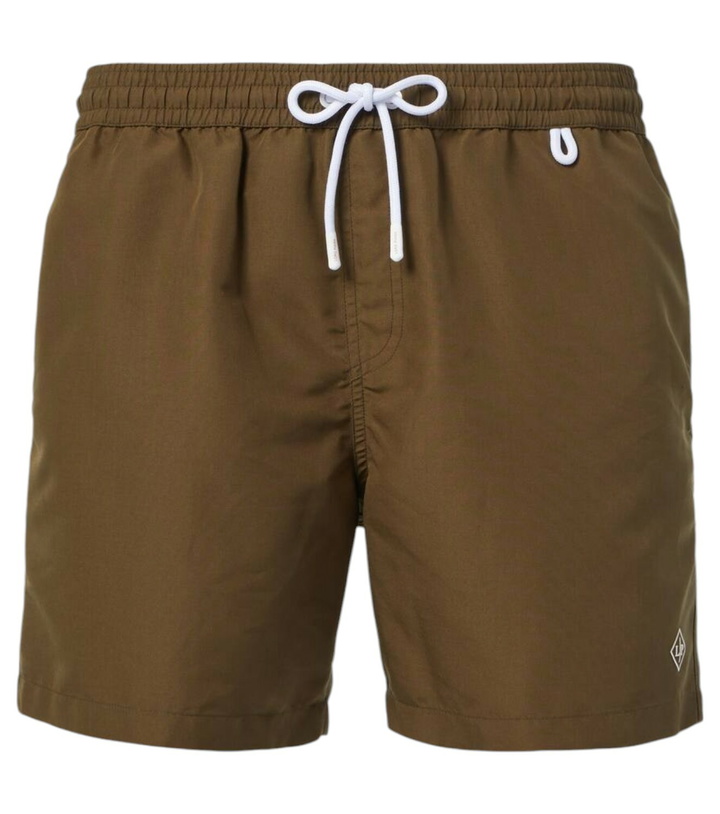 Photo: Loro Piana Logo swim trunks