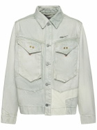 OBJECTS IV LIFE - Patina Logo Print Cotton Denim Jacket