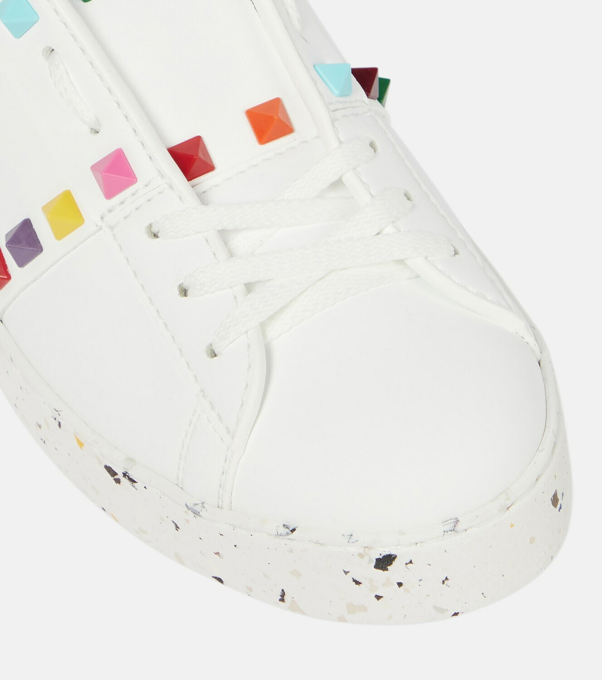 Valentino Garavani Rockstud Untitled faux leather sneakers