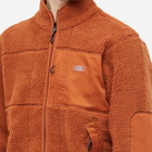 Dickies Men's Red Chute Fleece Jacket in Gingerbread