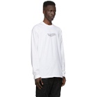 Neighborhood White Distortion-2 C Long Sleeve T-Shirt