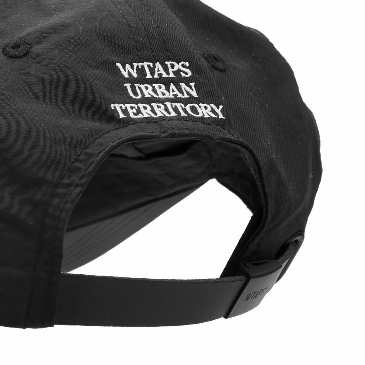 WTAPS Men's 02 Embroidered Logo 6 Panel Cap in Black WTAPS