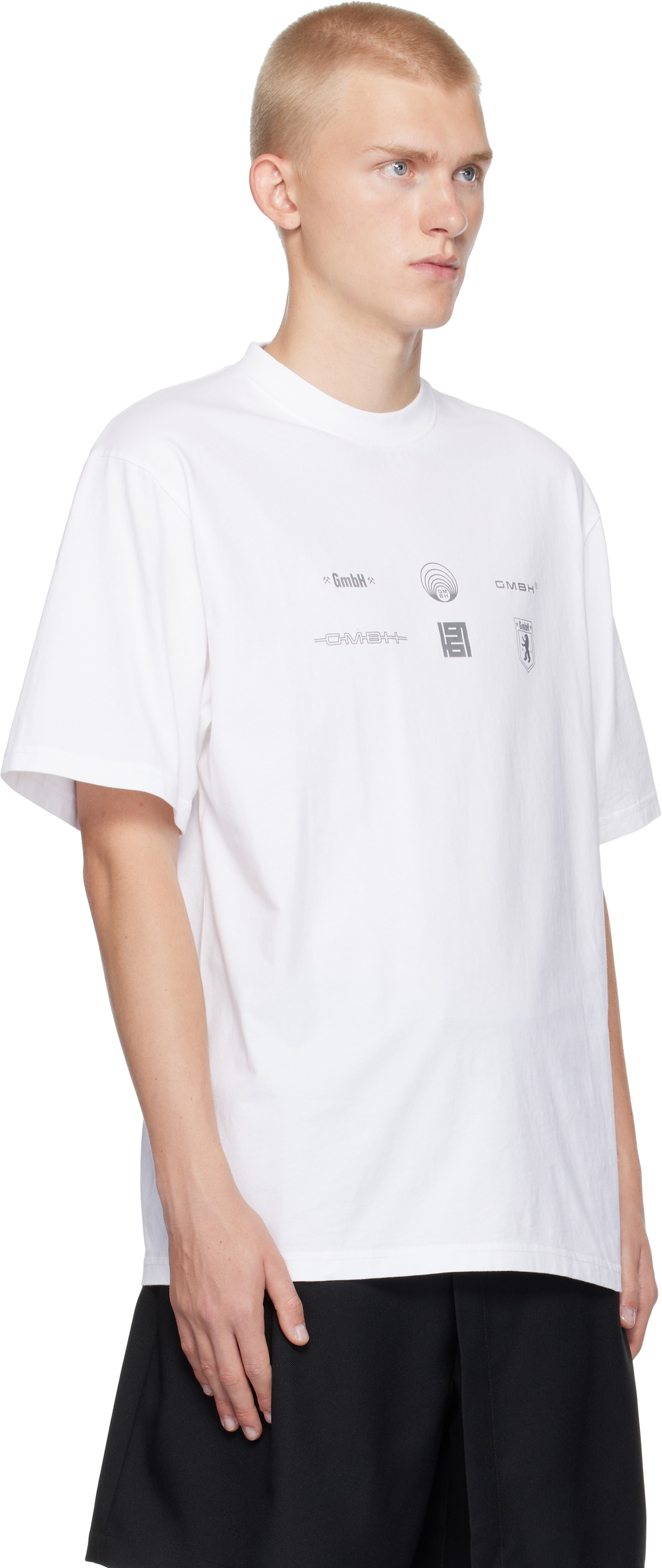 GmbH White T1 Corp T-shirt