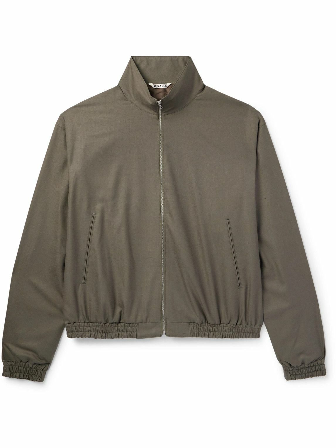 Auralee - Oversized Super 180s Wool Blouson Jacket - Green Auralee