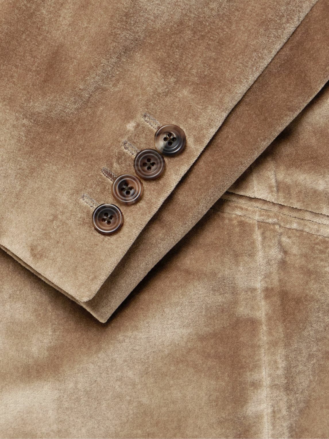 Richard James - Hyde Slim-Fit Cotton-Velvet Tuxedo Jacket - Brown