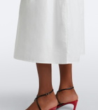 Proenza Schouler White Label Nyla cotton poplin midi skirt