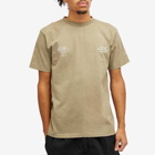 Space Available Men's x WHR Logo T-Shirt in Plant Dyed Earth Dust