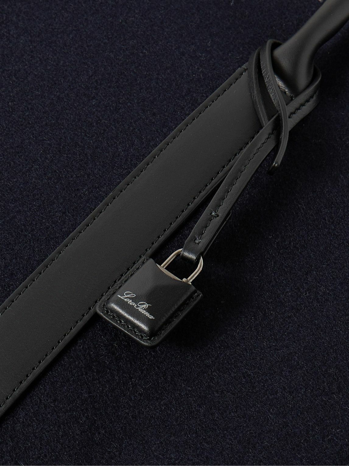 Loro Piana - Beam Small Leather-Trimmed Cashmere Tote Bag