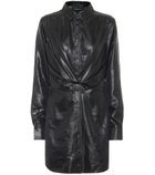 Rta - Vivienne faux leather minidress