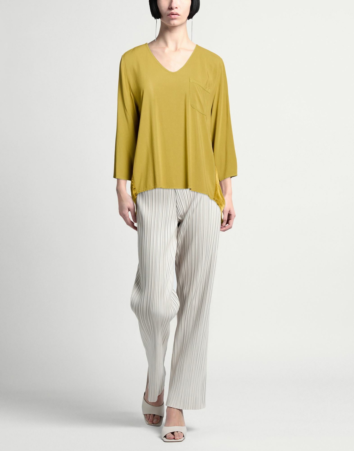 Alessia Santi Womens Top Khaki